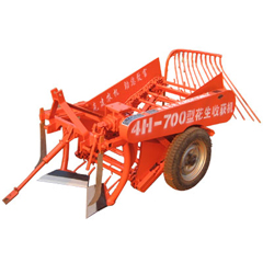 Charrue agricole à quatre roues pour la récolte de pommes de terre,  courroie à quatre roues, Machine à creuser l'arachide